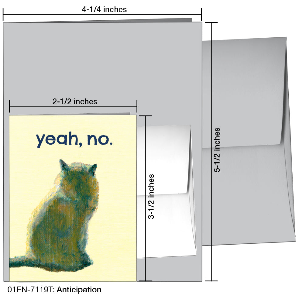 Anticipation, Greeting Card (7119T), Enclosure, printedcanvas.com