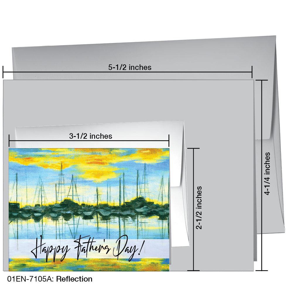 Reflection, Greeting Card (7105A), Enclosure Card, www.printedcanvas.com