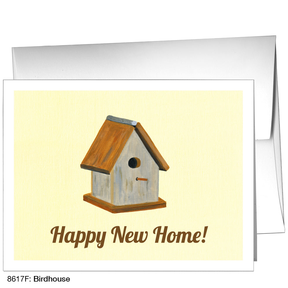 Birdhouse, Greeting Card (8617F), Front, www.printedcanvas.com