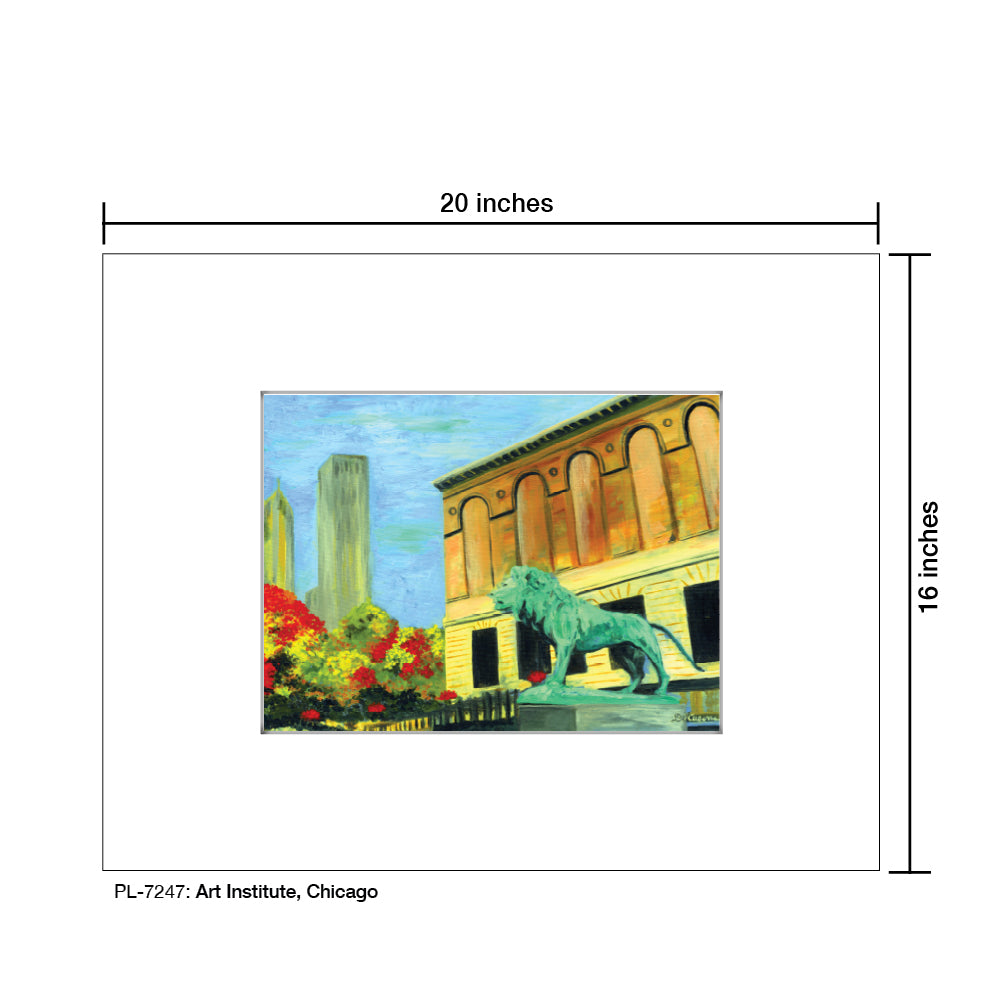 Art Institute, Chicago, Print (#7247) - Printed Canvas
