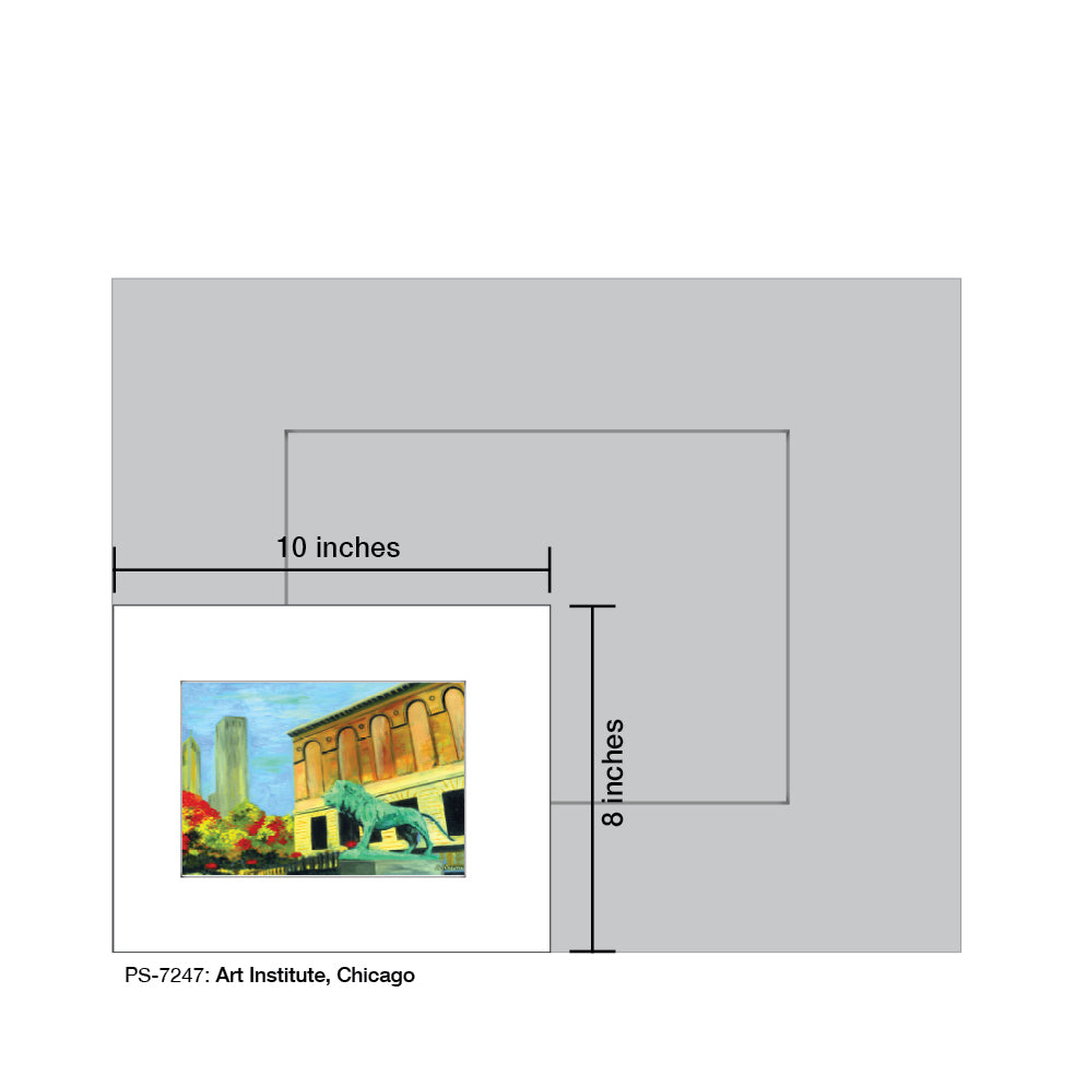 Art Institute, Chicago, Print (#7247) - Printed Canvas