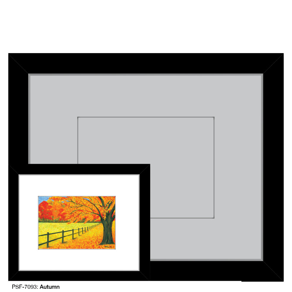 Autumn, Print (#7093A), Print Matted, www.printedcanvas.com