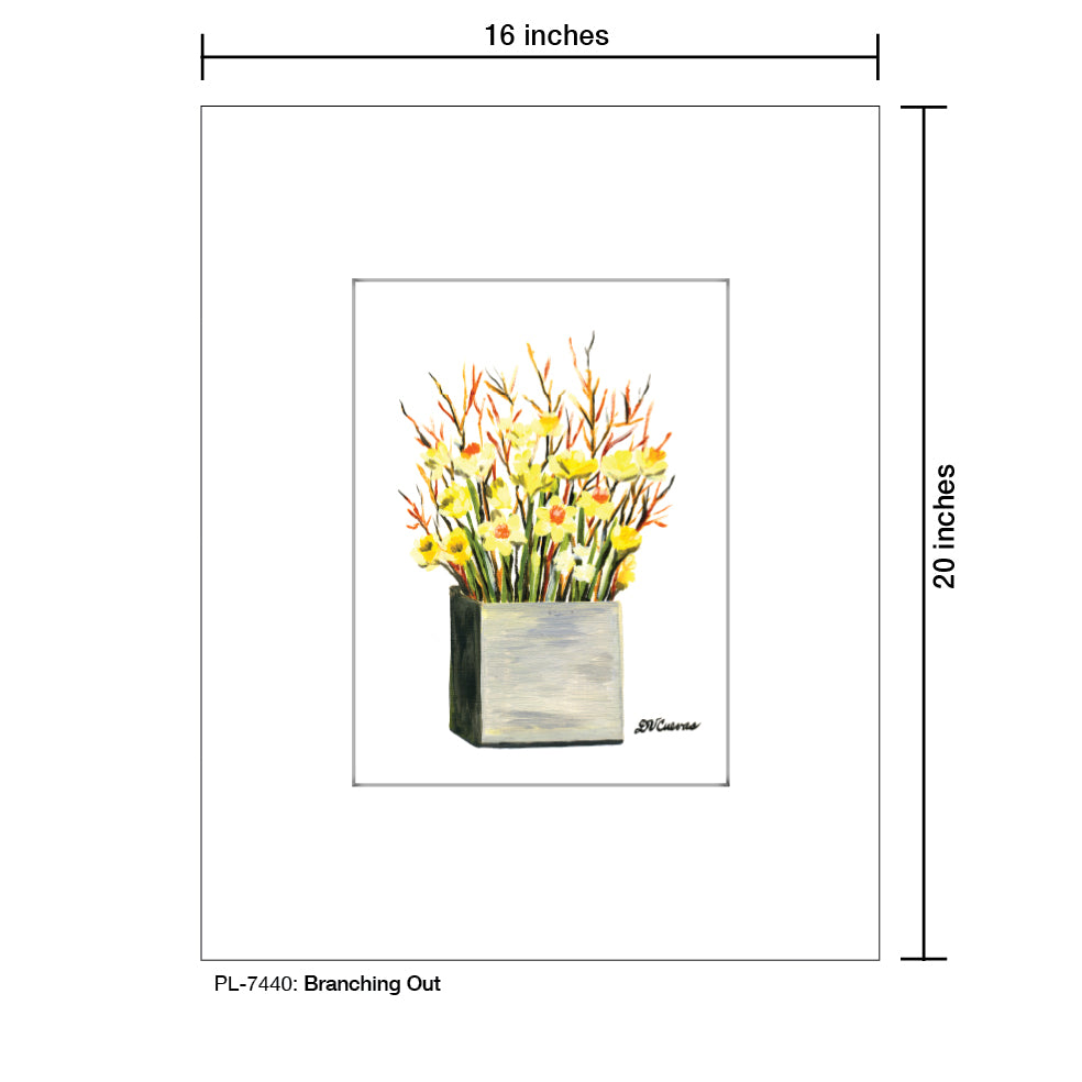 Branching Out, Print (#7440A), Printe Matted, www.printedcanvas.com