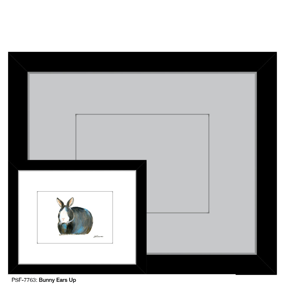 Bunny Ears Up, Print (#7763) - Printed Canvas