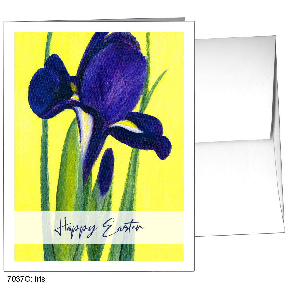 Iris, Greeting Card (7037C), A2 Card Front, www.printedcanvas.com