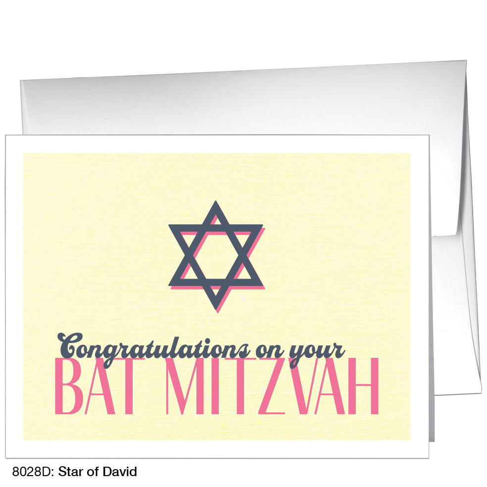 Star of David, Greeting Card (8028D), A2, printedcanvas.com