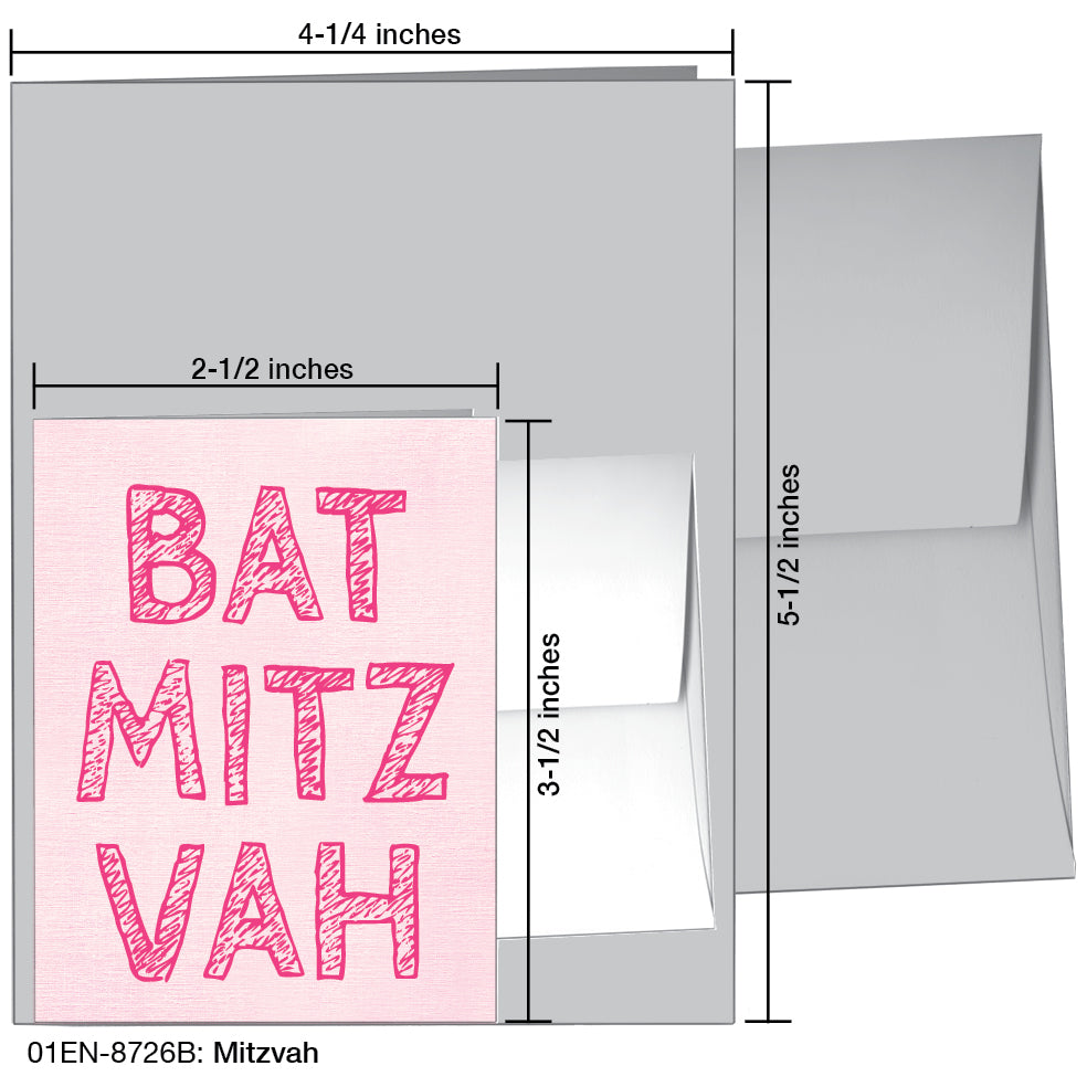 Mitzvah, Greeting Card (8726B), Enclosure, printedcanvas.com