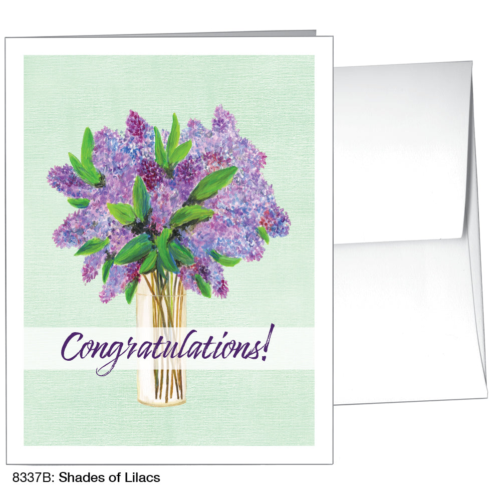 Shades of Lilacs, Greeting Card (8337B), A2, printedcanvas.com
