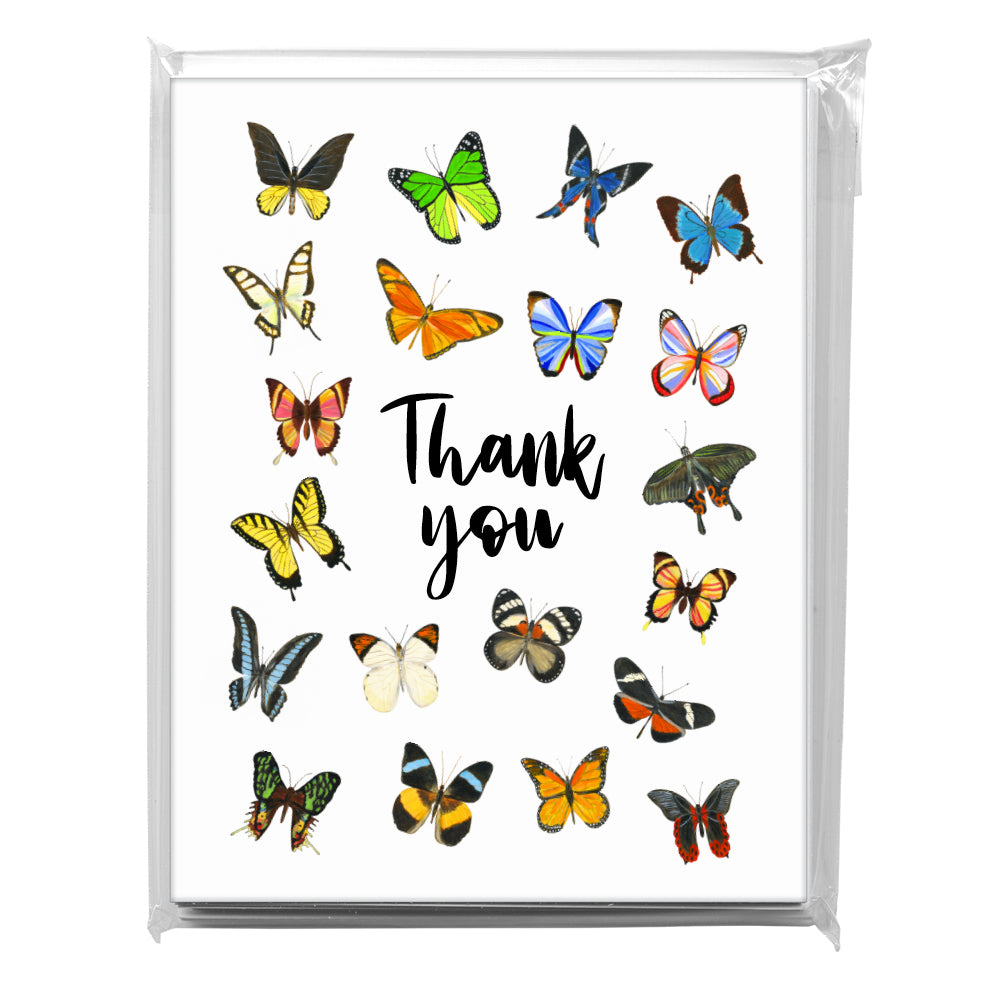 Butterflies, Greeting Card (8590C), A2 8-Pack, printedcanvas.com