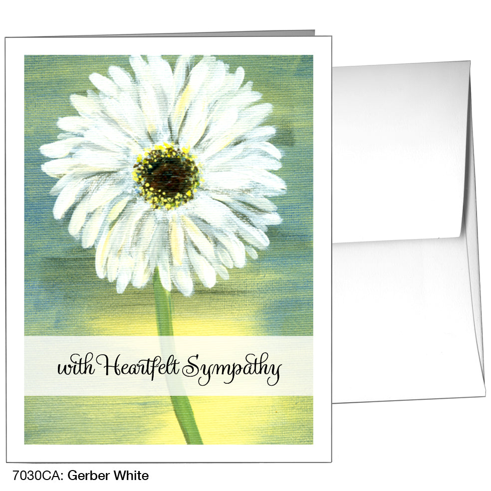 Gerber White, Greeting Card (7030CA), A2, printedcanvas.com