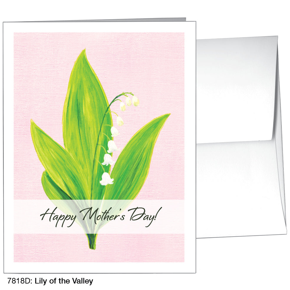 Lily of the Valley, Greeting Card (7818D), A2, printedcanvas.com