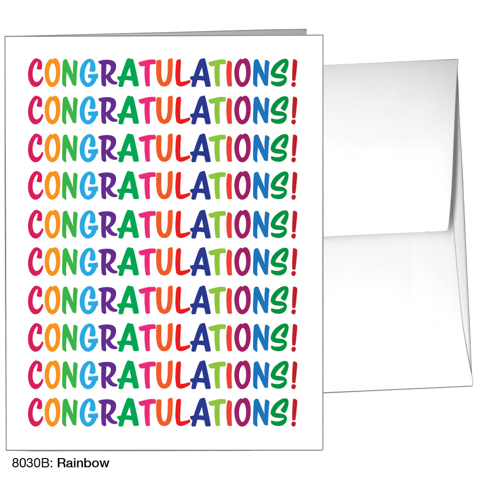 Rainbow, Greeting Card (8030B), A2 Card, printedcanvas.com