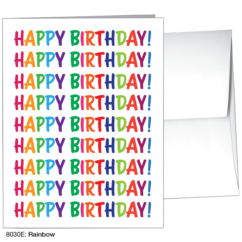 Rainbow, Greeting Card (8030E), A2, printedcanvas.com