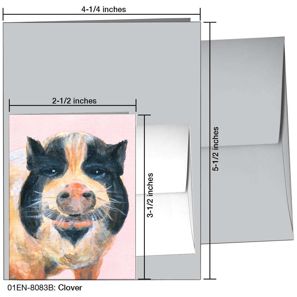 Clover, Greeting Card (8083B), Enclosure, printedcanvas.com