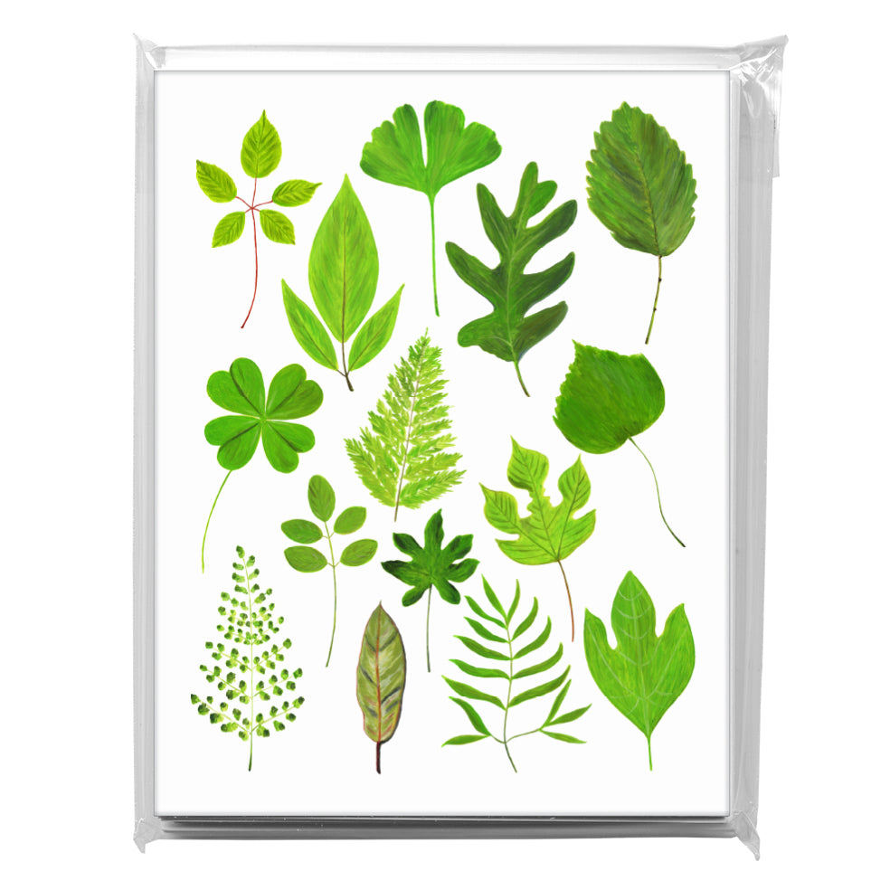 Collage Green, Greeting Card (8170), A2 8-Pack, printedcanvas.com