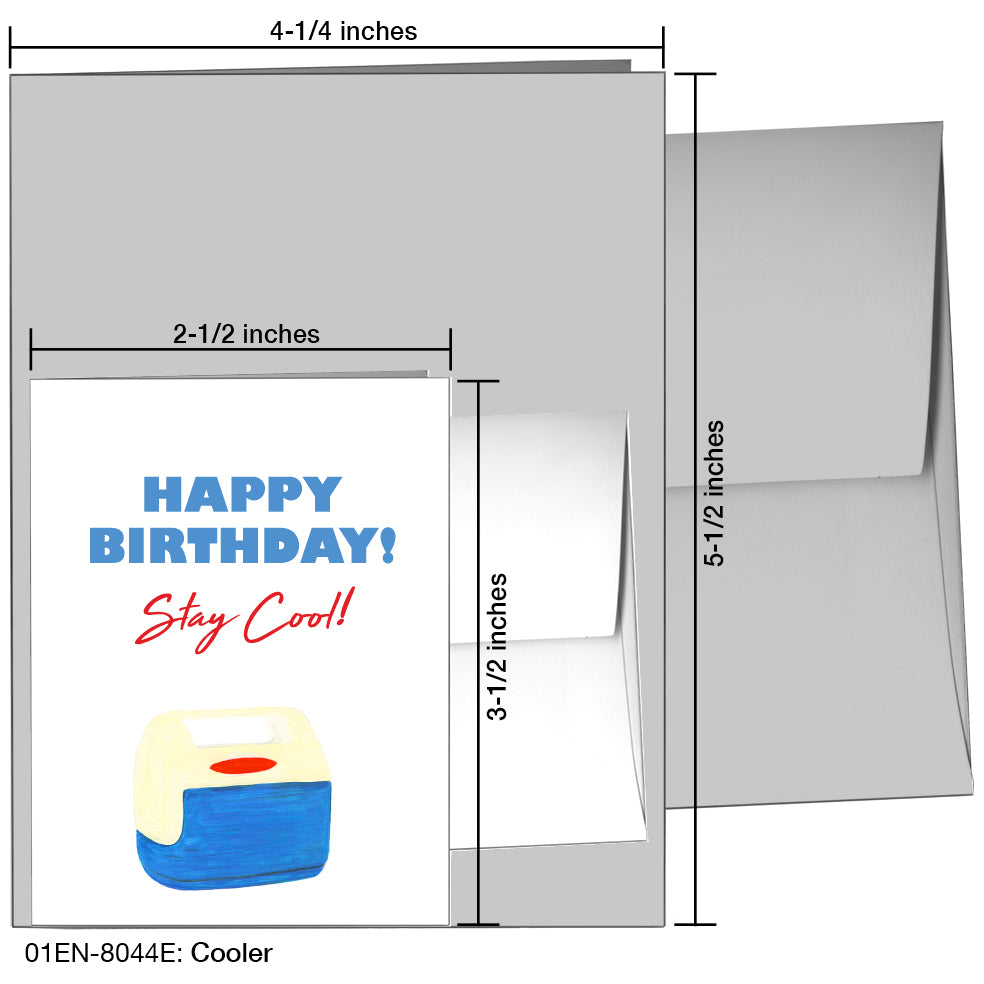 Cooler, Greeting Card (8044E), Enclosure, www.printedcanvas.com