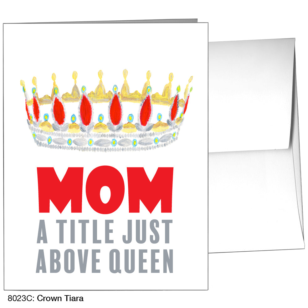 Crown Tiara, Greeting Card (8023C), A2, printedcanvas.com