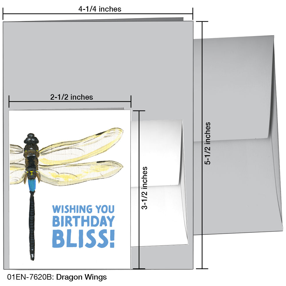 Dragon Wings, Greeting Card (7620B), Enclosure, printedcanvas.com