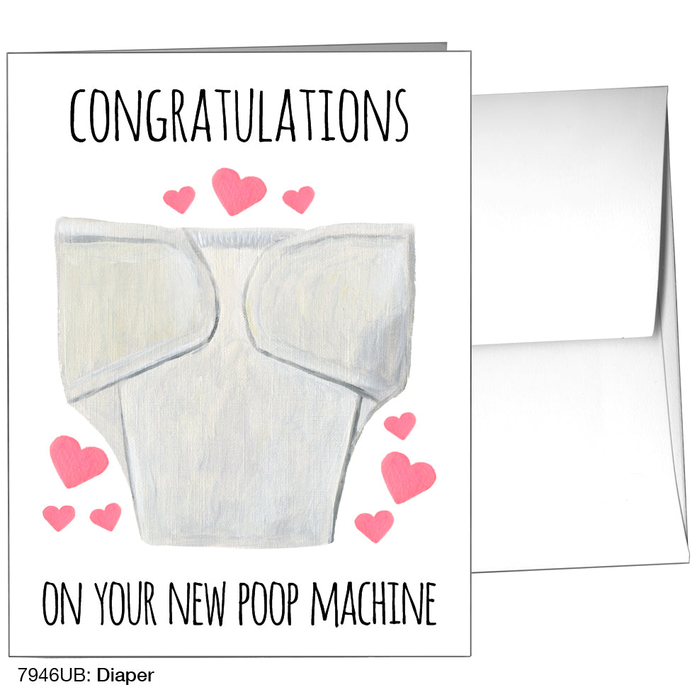 Diaper, Greeting Card (7946UB), A2, printedcanvas.com