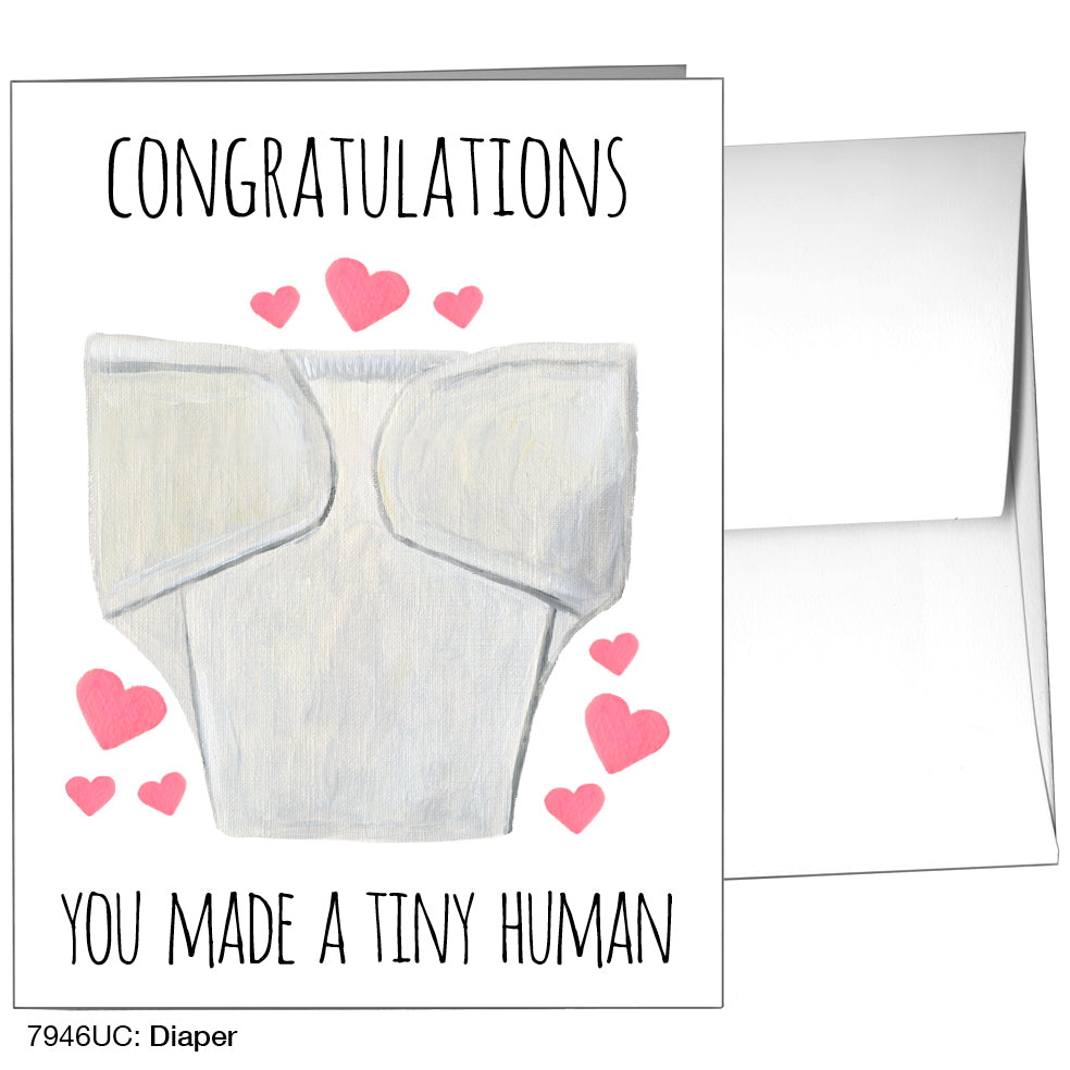Diaper, Greeting Card (7946UC), A2, printedcanvas.com