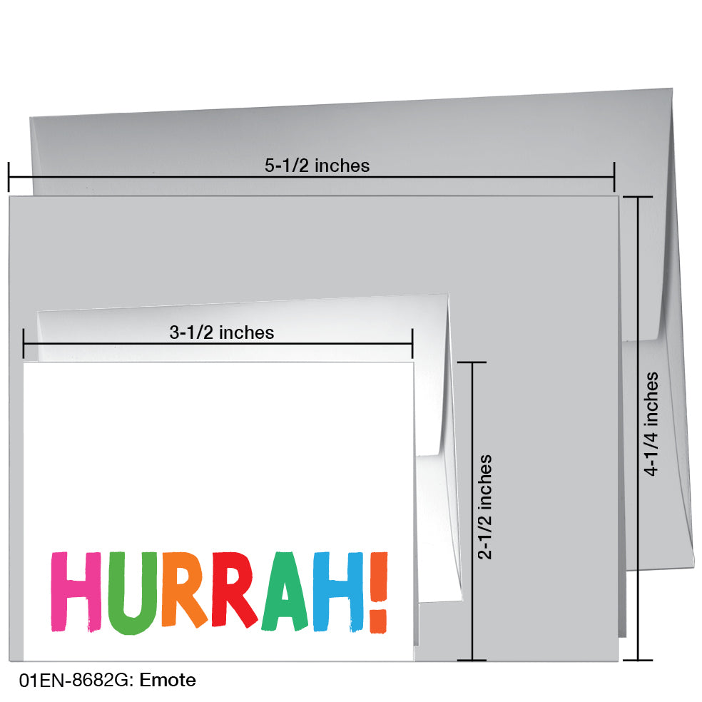 Emote, Greeting Card (8682G), Enclosure Card, printedcanvas.com