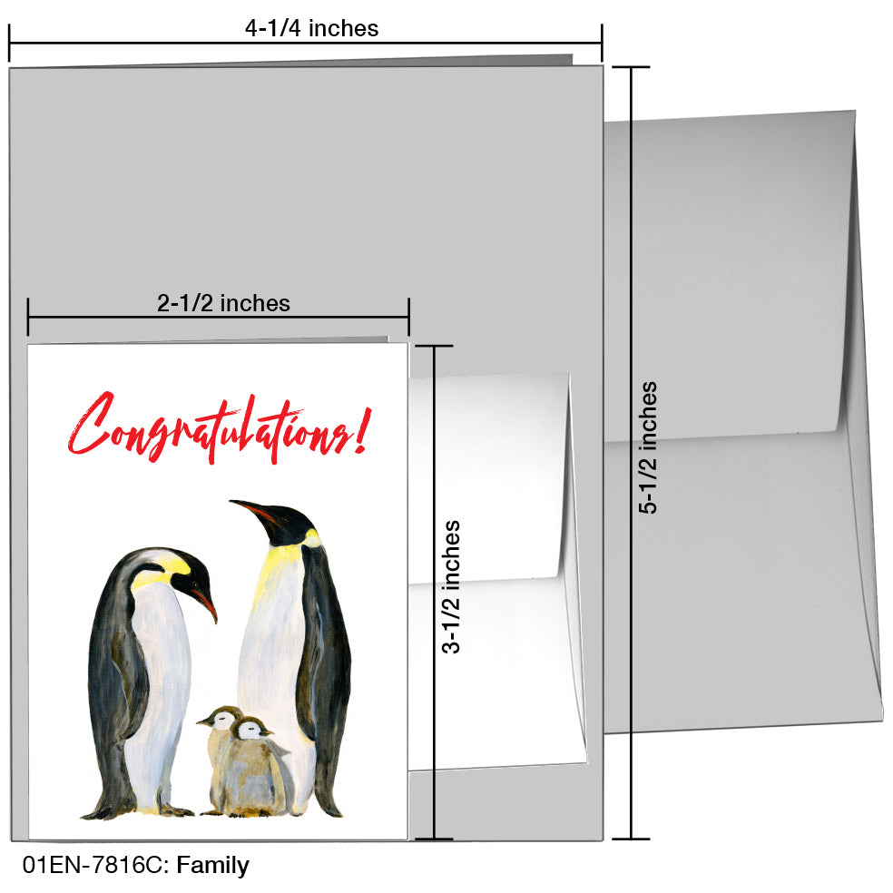 Family, Greeting Card (7816C), Enclosure, printedcanvas.com