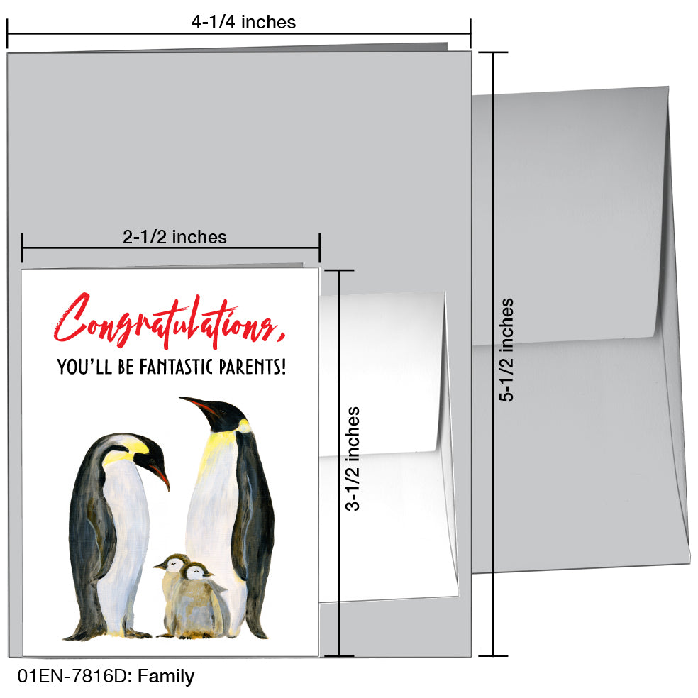 Family, Greeting Card (7816D), Enclosure, printedcanvas.com