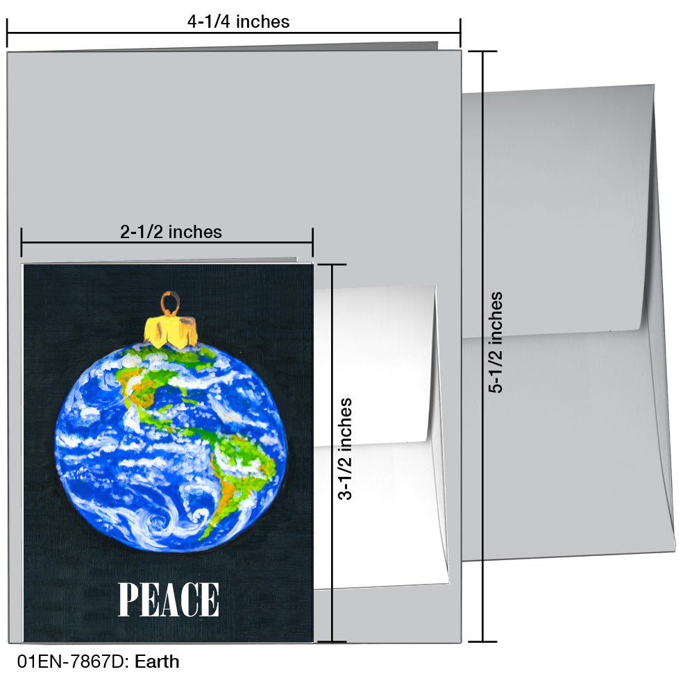 Earth, Greeting Card (7867D), Enclosure, www.printedcanvas.com