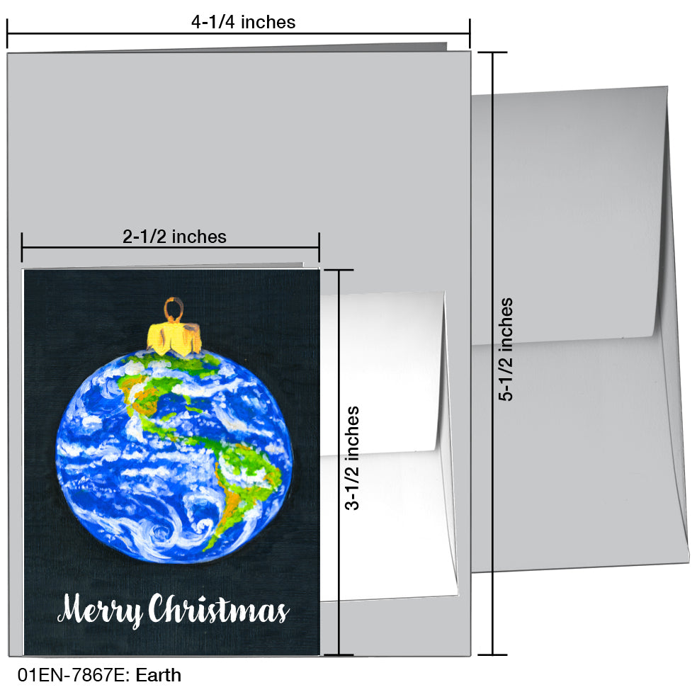 Earth, Greeting Card (7867E), Enclosure, www.printedcanvas.com
