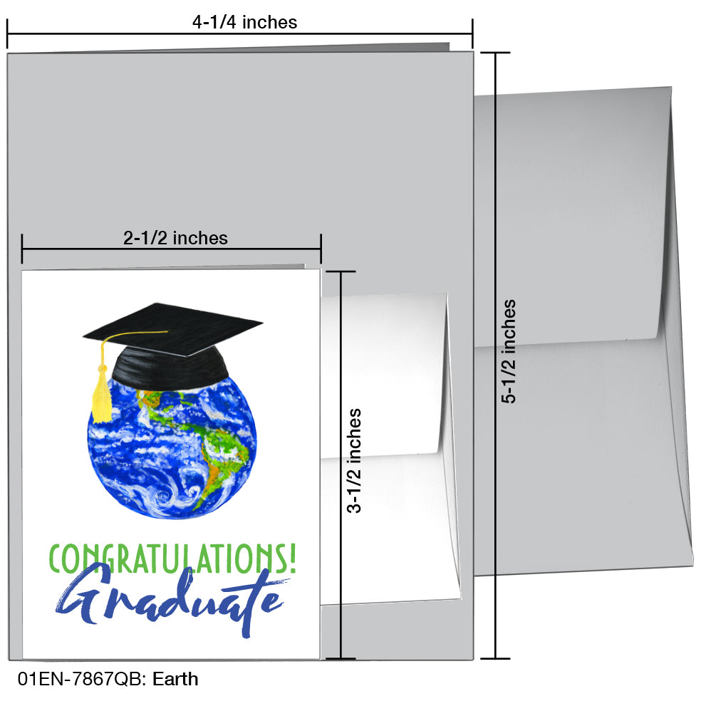 Earth, Greeting Card (7867QB), Enclosure, www.printedcanvas.com