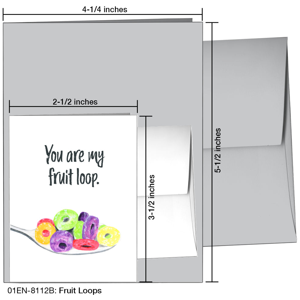 Fruit Loops, Greeting Card (8112B), Enclosure, www.printedcanvas.com