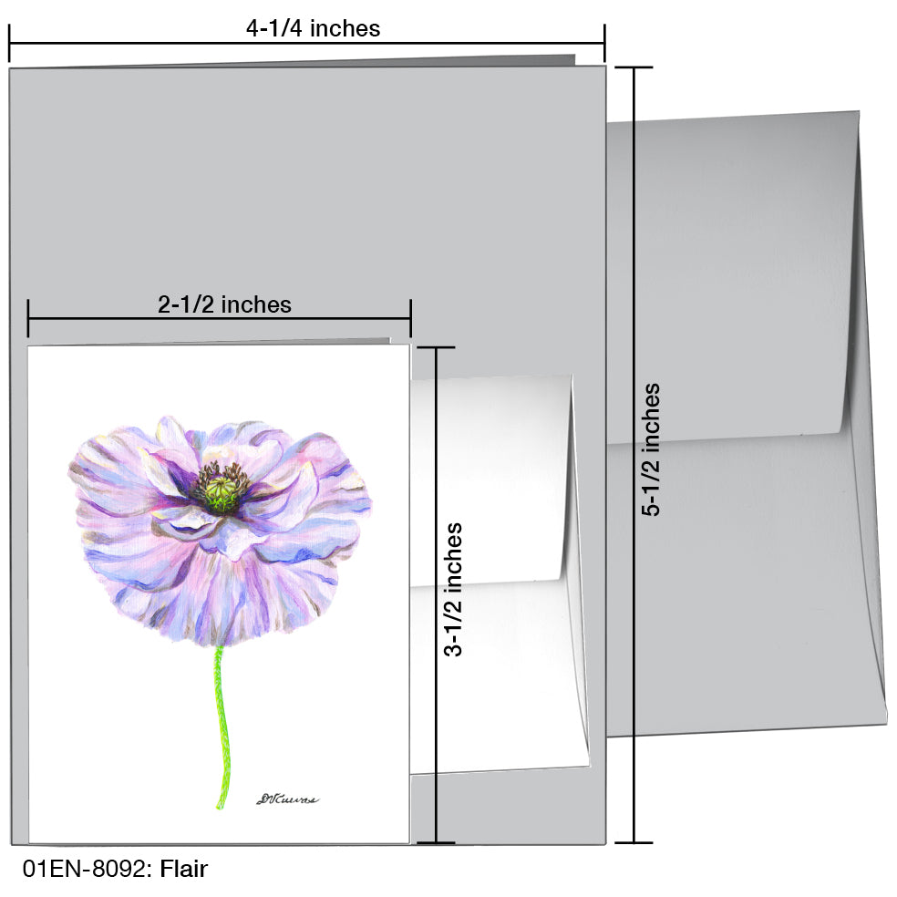 Flair, Greeting Card (8092A), Enclosure, www.printedcanvas.com