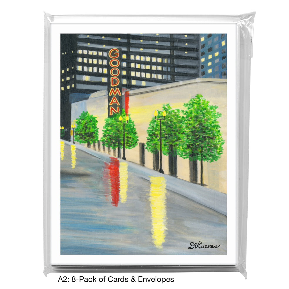 Goodman Theater, Chicago, Greeting Card (7837B), A2 8-Pack, printedcanvas.com