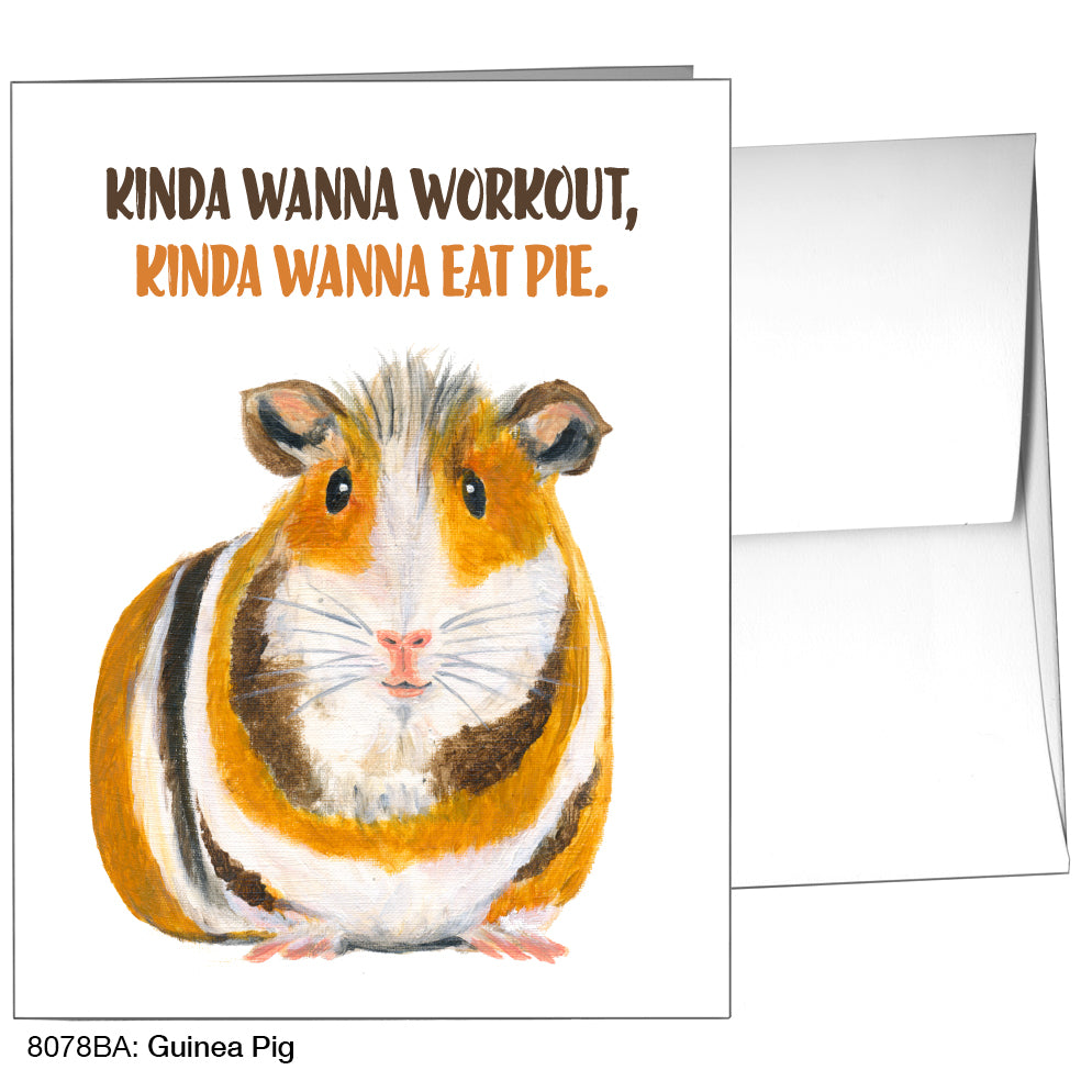 Guinea Pig, Greeting Card (8078BA), A2 Card Front, www.printedcanvas.com