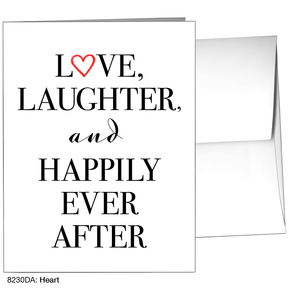 Heart, Greeting Card (8230DA), Front, www.printedcanvas.com