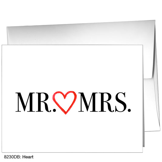 Heart, Greeting Card (8230DB), Front, www.printedcanvas.com