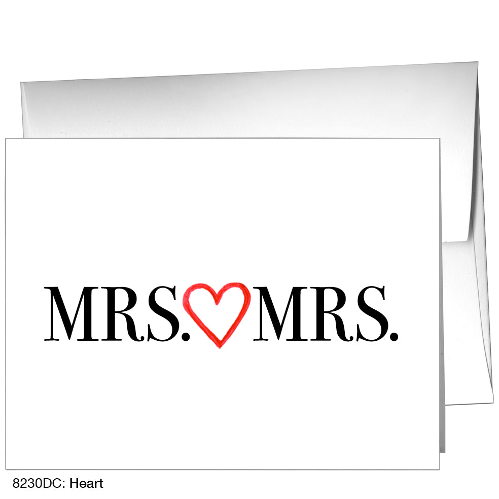 Heart, Greeting Card (8230DC), Front, www.printedcanvas.com