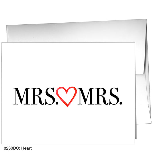 Heart, Greeting Card (8230DC), Front, www.printedcanvas.com