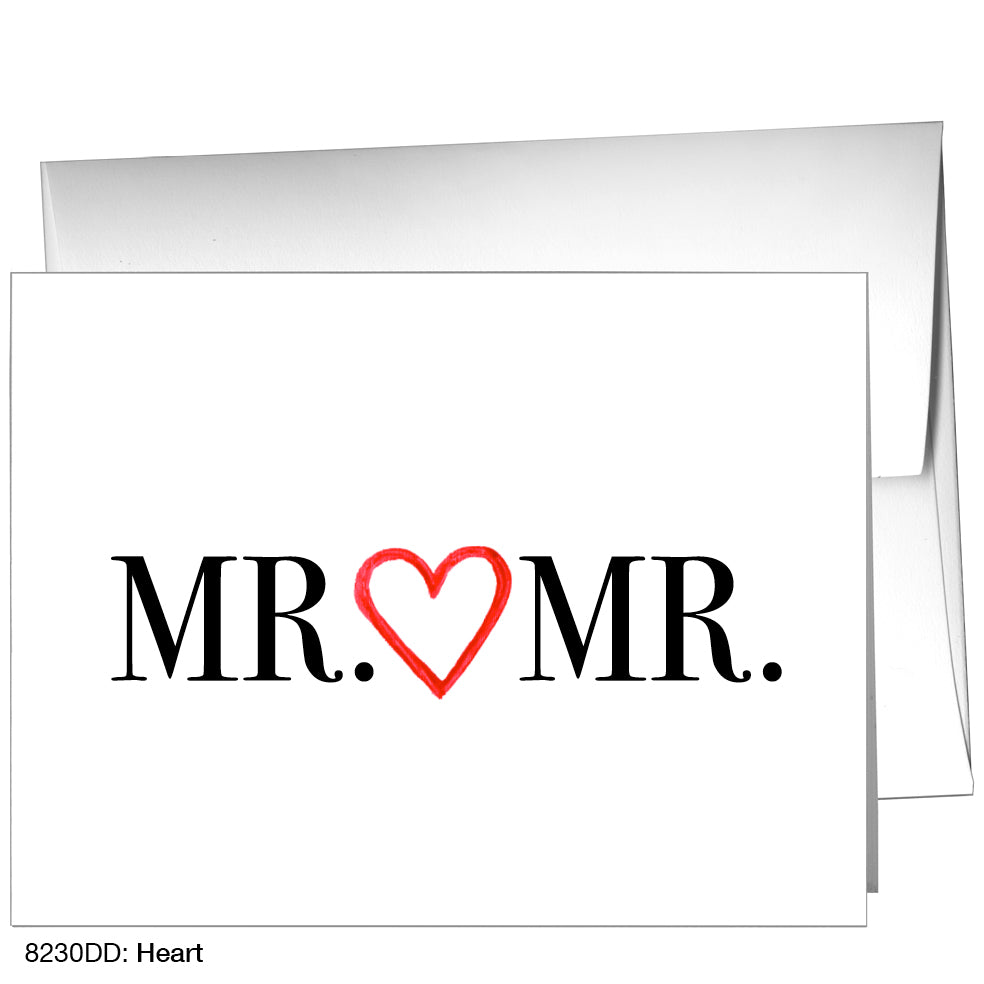 Heart, Greeting Card (8230DD), Front, www.printedcanvas.com