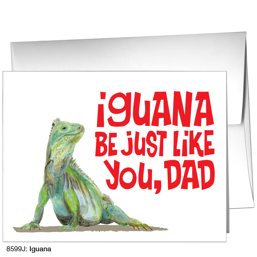 Iguana, Greeting Card (8599J), A2, printedcanvas.com