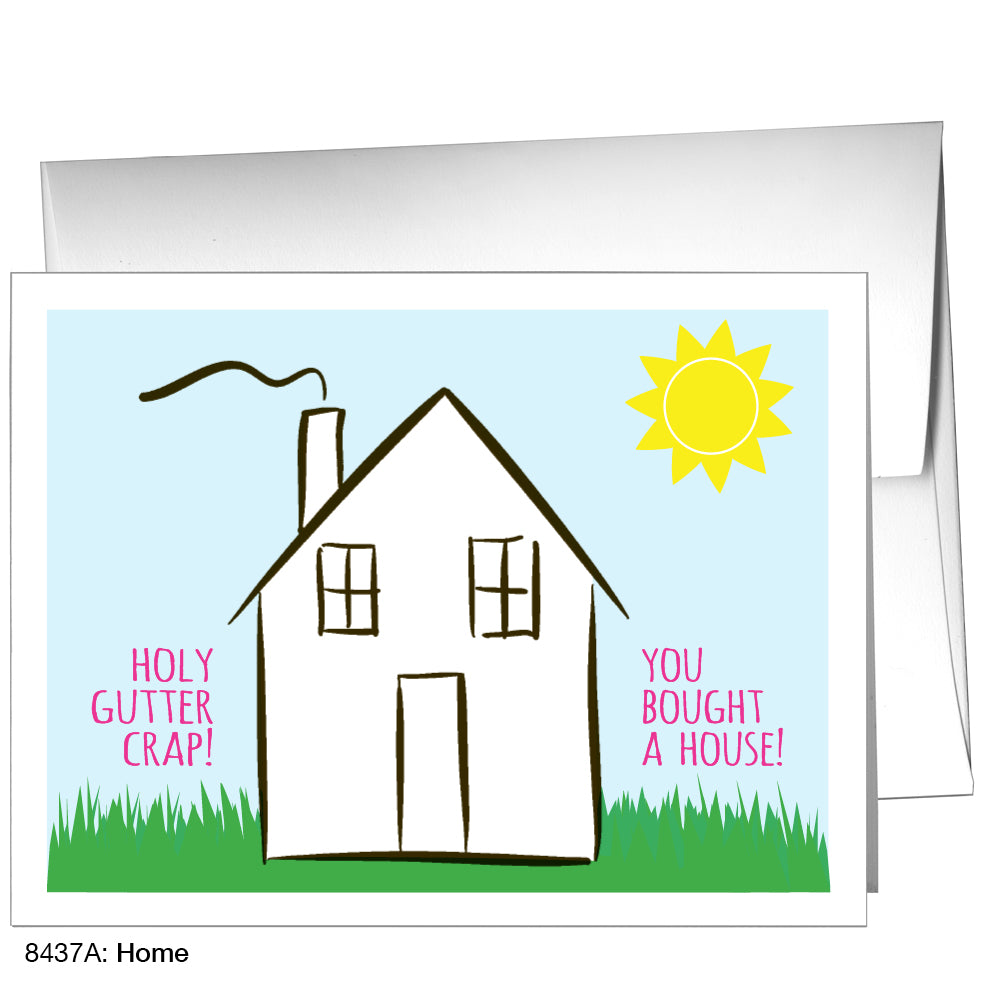 Home, Greeting Card (8437A), A2 Card, printedcanvas.com