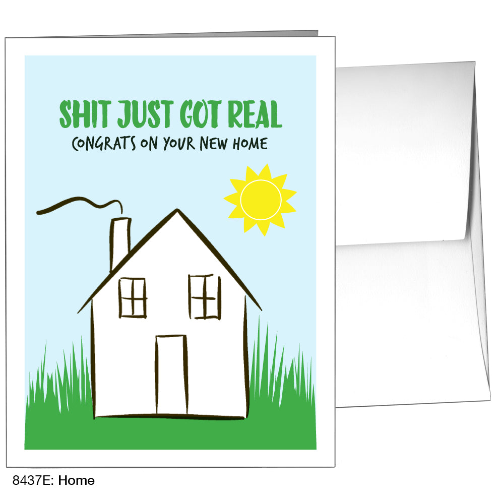 Home, Greeting Card (8437E), A2, printedcanvas.com