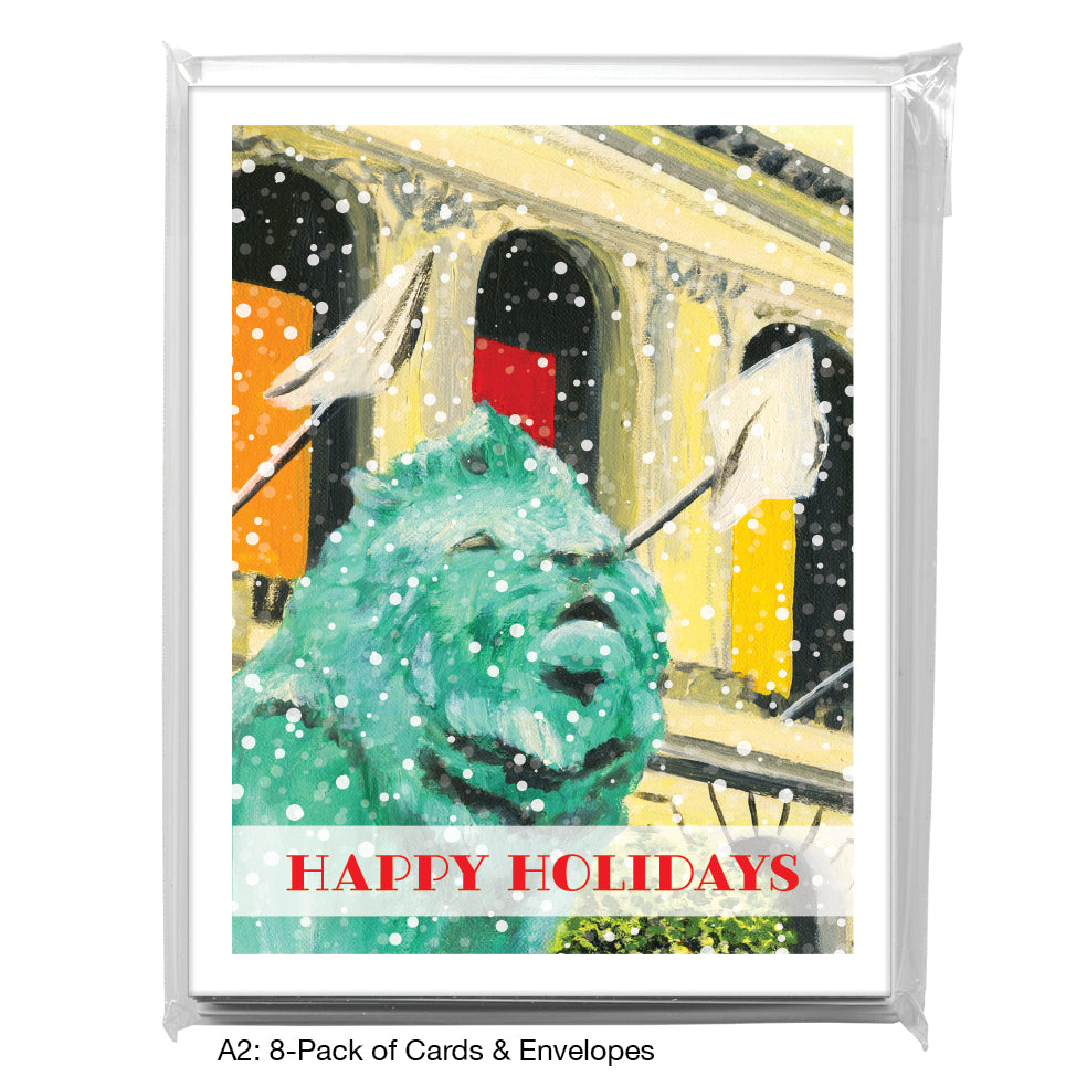 Lion, Chicago, Greeting Card (7367F), 8-Pack, www.printedcanvas.com