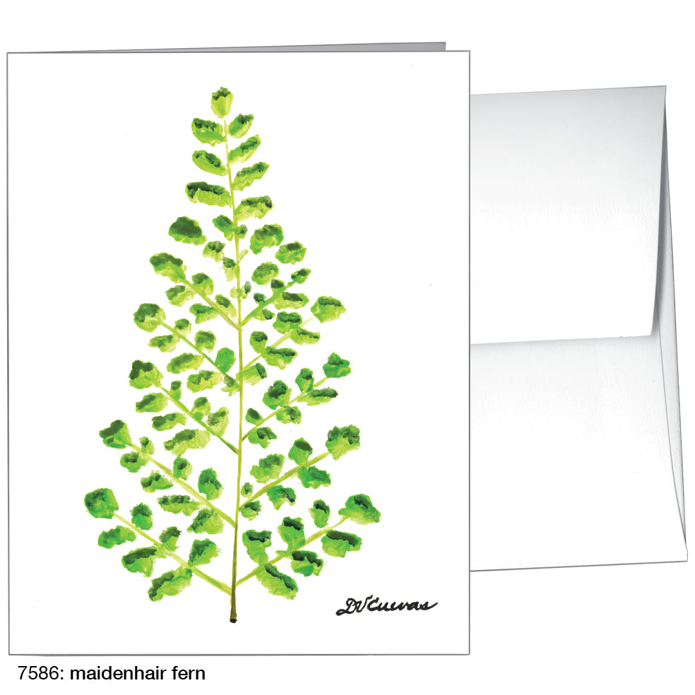 Maidenhair Fern, Greeting Card (7586), A2, printedcanvas.com
