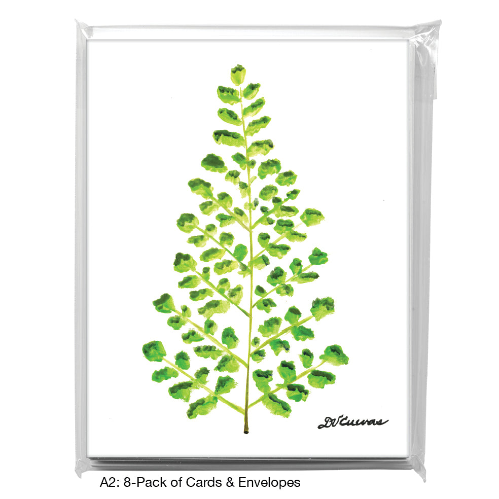 Maidenhair Fern, Greeting Card (7586), A2 8-Pack, printedcanvas.com