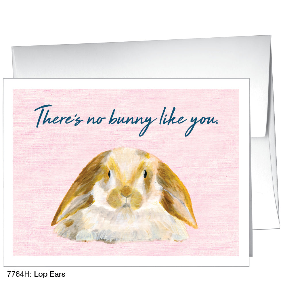 Lop Ears, Greeting Card (7764H), A2, printedcanvas.com
