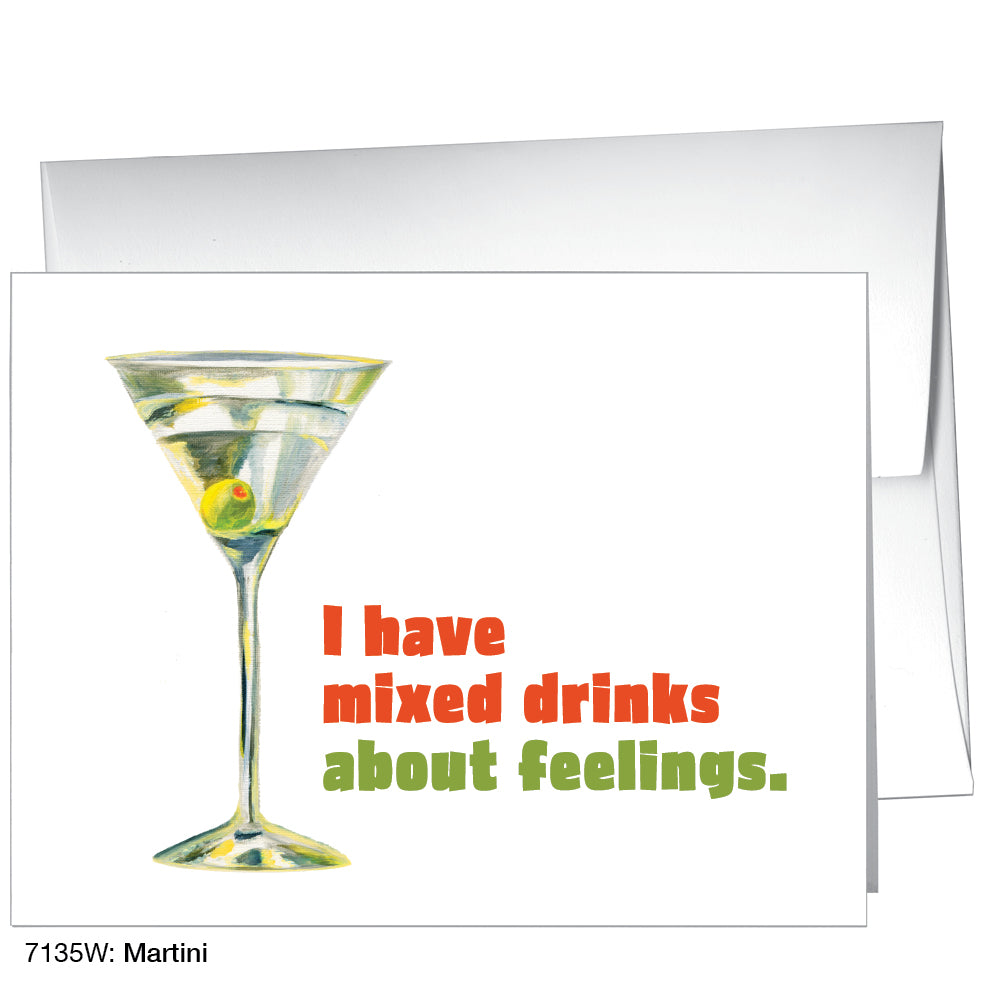 Martini, Greeting Card (7135W), A2, printedcanvas.com