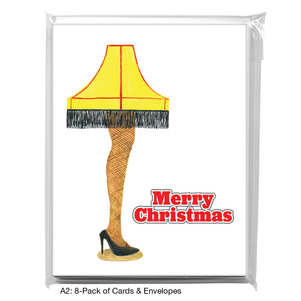 Leg Lamp, Greeting Card (8120A), A2 8-Pack, printedcanvas.com