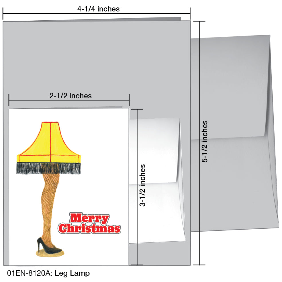 Leg Lamp, Greeting Card (8120A), Enclosure, printedcanvas.com