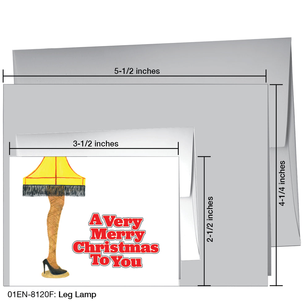 Leg Lamp, Greeting Card (8120F), Enclosure, printedcanvas.com